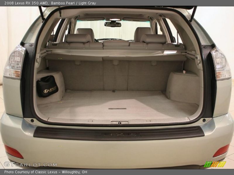 Bamboo Pearl / Light Gray 2008 Lexus RX 350 AWD