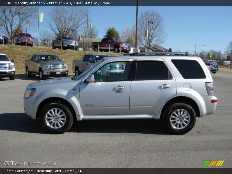Silver Metallic / Stone 2008 Mercury Mariner V6 Premier 4WD