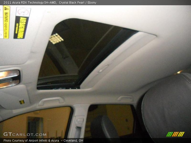 Crystal Black Pearl / Ebony 2011 Acura RDX Technology SH-AWD