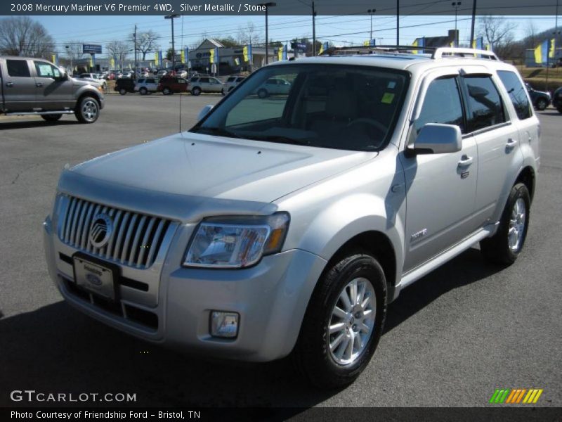 Silver Metallic / Stone 2008 Mercury Mariner V6 Premier 4WD