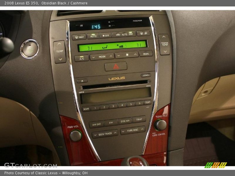 Obsidian Black / Cashmere 2008 Lexus ES 350