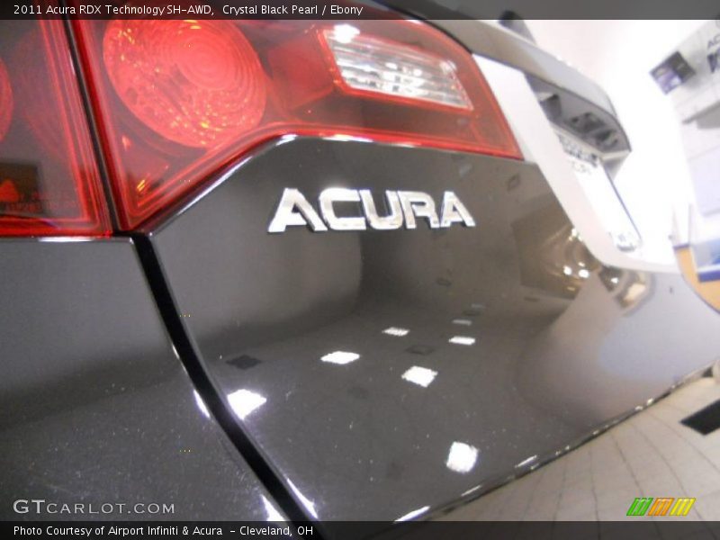 Crystal Black Pearl / Ebony 2011 Acura RDX Technology SH-AWD