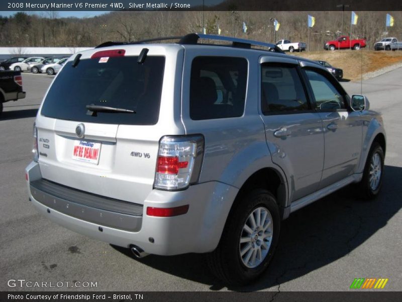 Silver Metallic / Stone 2008 Mercury Mariner V6 Premier 4WD