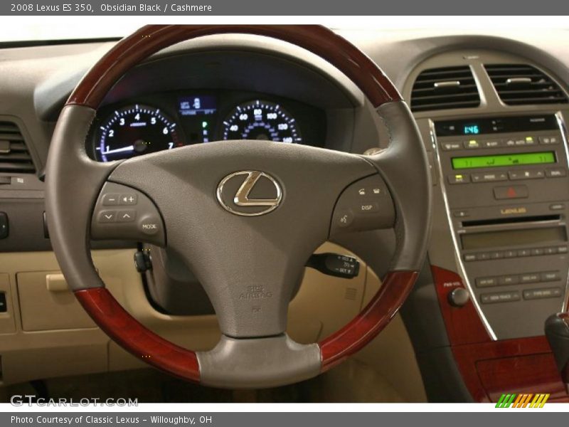 Obsidian Black / Cashmere 2008 Lexus ES 350