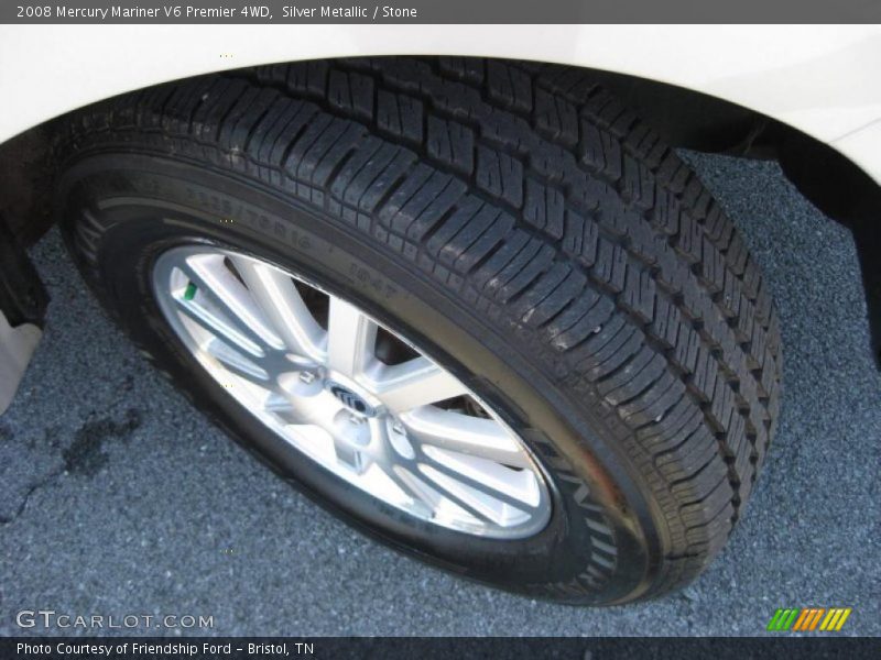 Silver Metallic / Stone 2008 Mercury Mariner V6 Premier 4WD