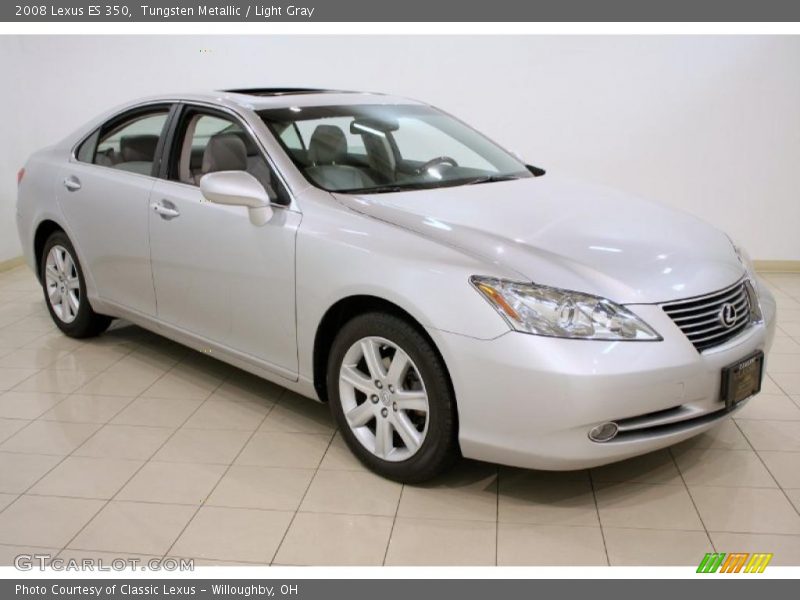 Tungsten Metallic / Light Gray 2008 Lexus ES 350