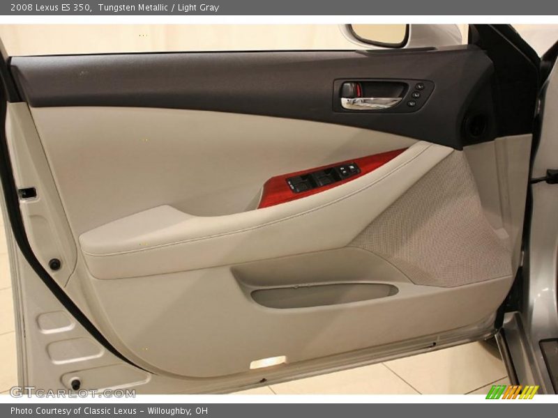 Tungsten Metallic / Light Gray 2008 Lexus ES 350