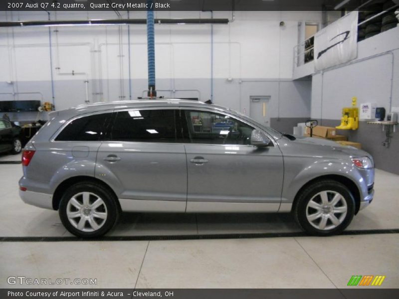Quartz Grey Metallic / Black 2007 Audi Q7 4.2 quattro