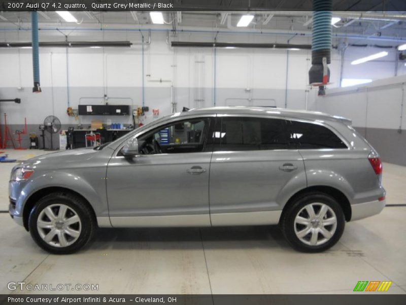 Quartz Grey Metallic / Black 2007 Audi Q7 4.2 quattro