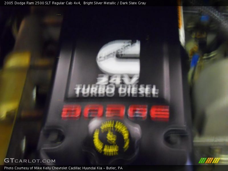 Bright Silver Metallic / Dark Slate Gray 2005 Dodge Ram 2500 SLT Regular Cab 4x4