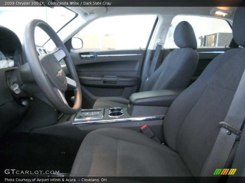 Cool Vanilla White / Dark Slate Gray 2009 Chrysler 300 LX