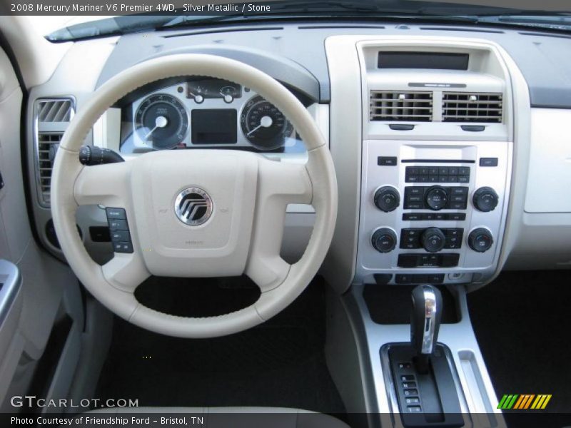 Silver Metallic / Stone 2008 Mercury Mariner V6 Premier 4WD