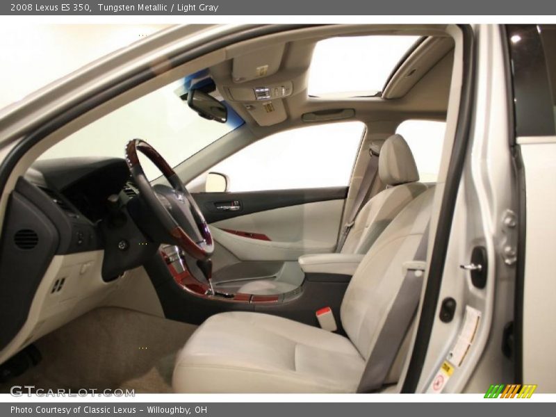 Tungsten Metallic / Light Gray 2008 Lexus ES 350