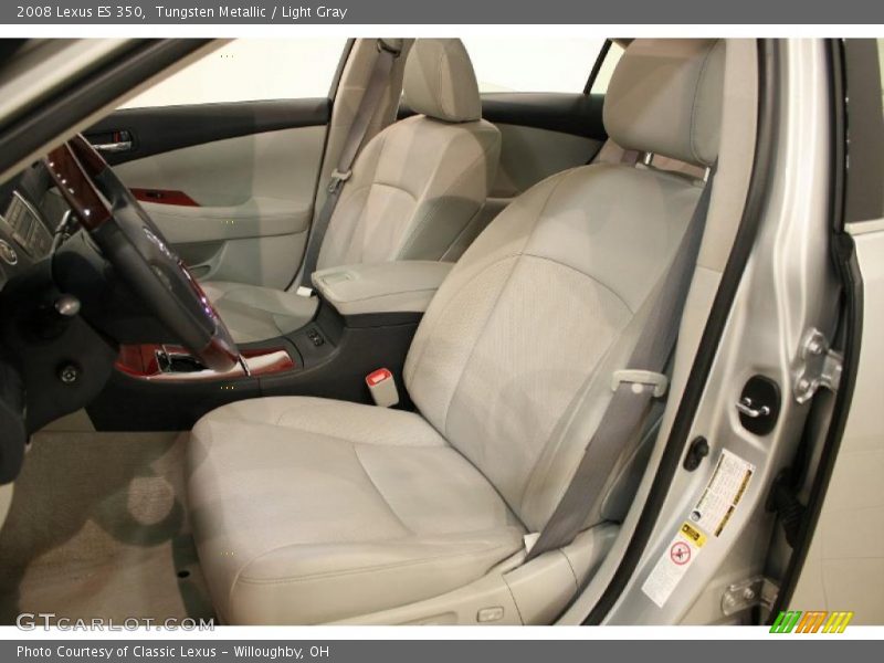 Tungsten Metallic / Light Gray 2008 Lexus ES 350