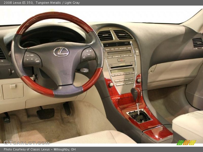 Tungsten Metallic / Light Gray 2008 Lexus ES 350