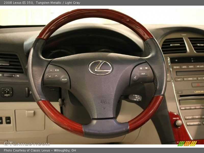 Tungsten Metallic / Light Gray 2008 Lexus ES 350