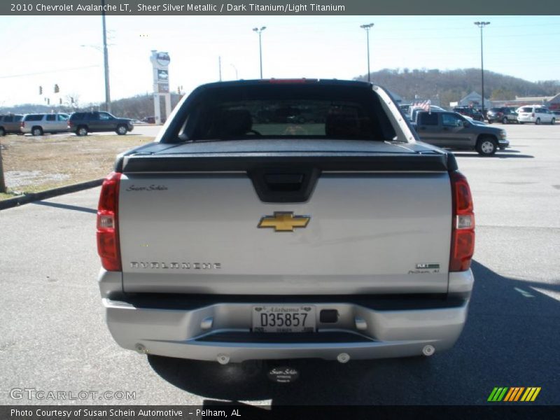 Sheer Silver Metallic / Dark Titanium/Light Titanium 2010 Chevrolet Avalanche LT
