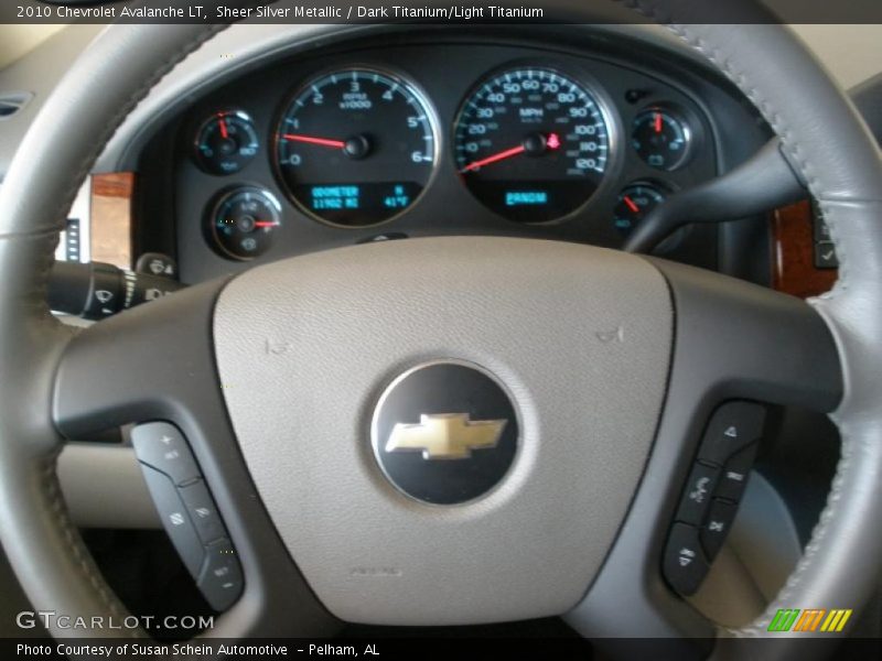 Sheer Silver Metallic / Dark Titanium/Light Titanium 2010 Chevrolet Avalanche LT