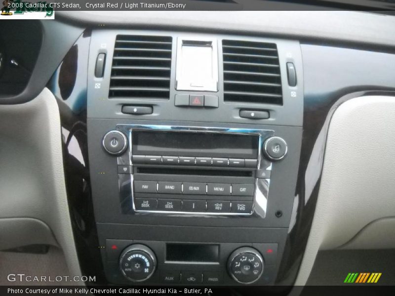 Crystal Red / Light Titanium/Ebony 2008 Cadillac CTS Sedan