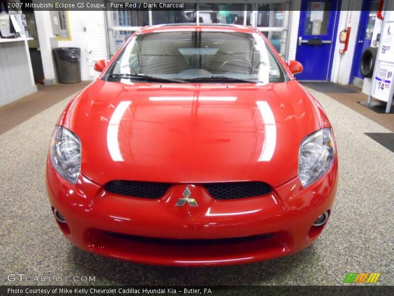 Pure Red / Dark Charcoal 2007 Mitsubishi Eclipse GS Coupe