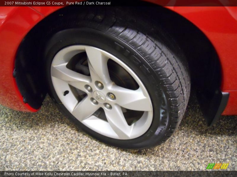Pure Red / Dark Charcoal 2007 Mitsubishi Eclipse GS Coupe