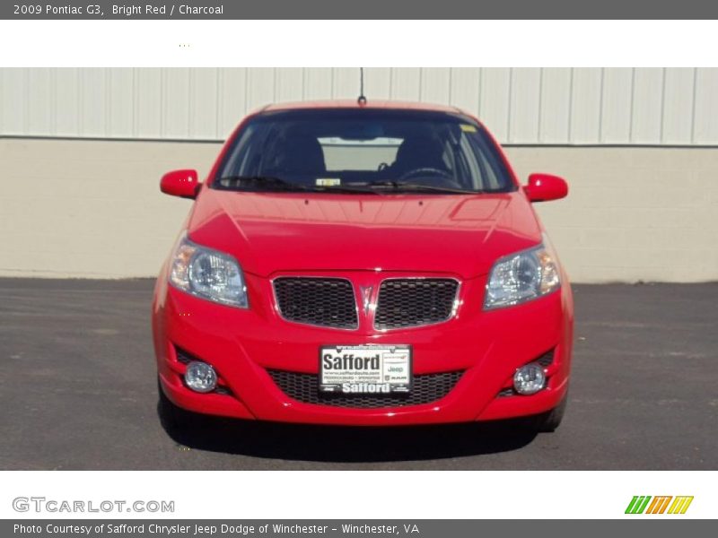 Bright Red / Charcoal 2009 Pontiac G3