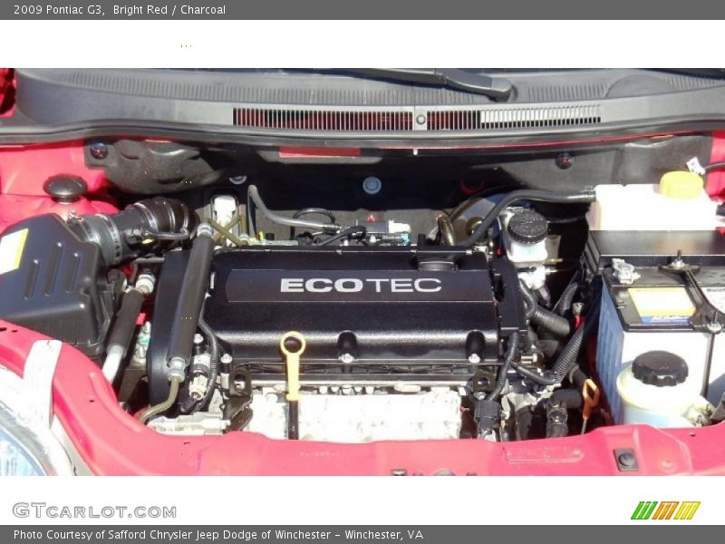  2009 G3  Engine - 1.6 Liter DOHC 16-Valve VVT Ecotec LXV 4 Cylinder