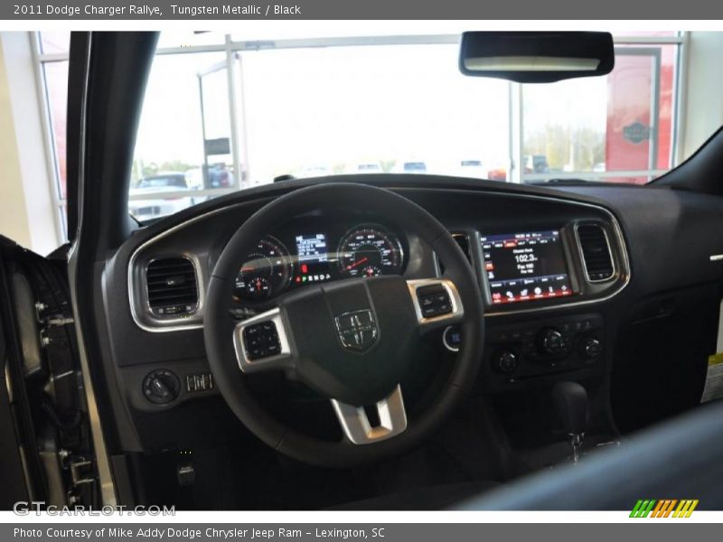 Tungsten Metallic / Black 2011 Dodge Charger Rallye