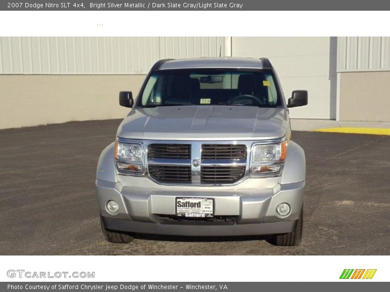 Bright Silver Metallic / Dark Slate Gray/Light Slate Gray 2007 Dodge Nitro SLT 4x4