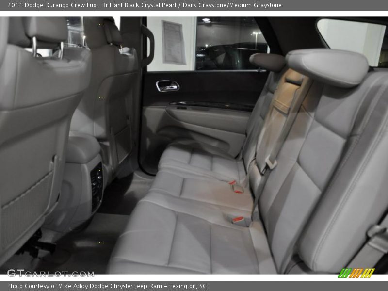 Brilliant Black Crystal Pearl / Dark Graystone/Medium Graystone 2011 Dodge Durango Crew Lux