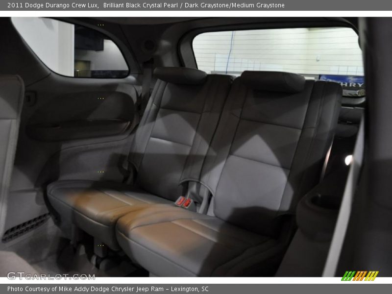 Brilliant Black Crystal Pearl / Dark Graystone/Medium Graystone 2011 Dodge Durango Crew Lux