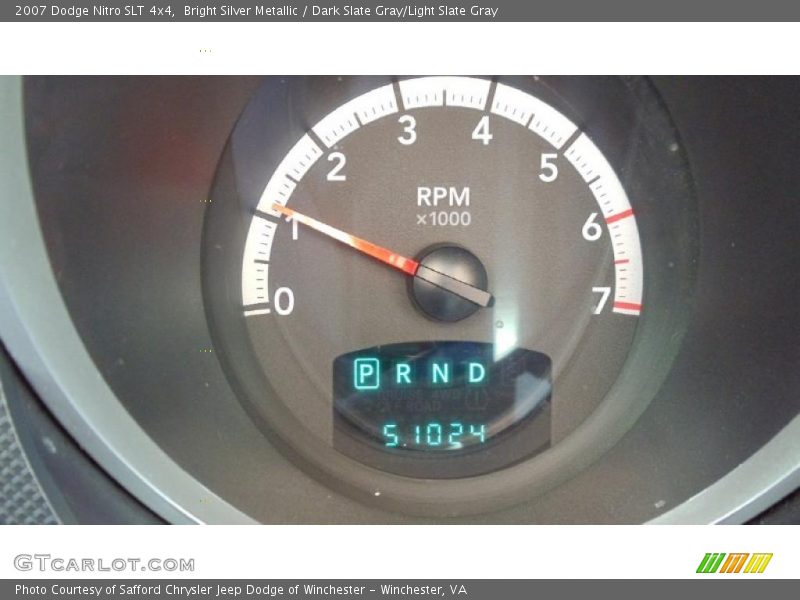 Bright Silver Metallic / Dark Slate Gray/Light Slate Gray 2007 Dodge Nitro SLT 4x4