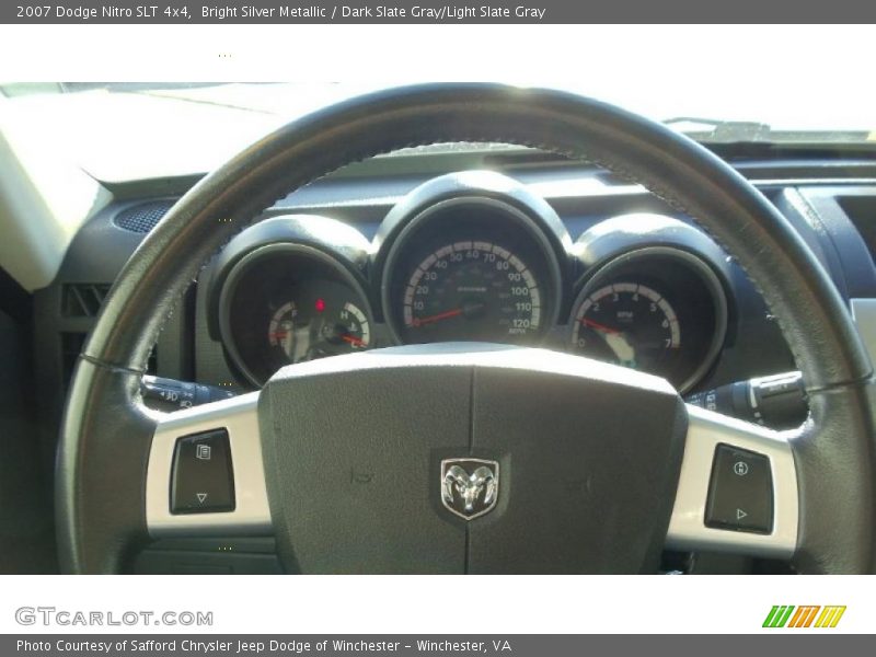 Bright Silver Metallic / Dark Slate Gray/Light Slate Gray 2007 Dodge Nitro SLT 4x4