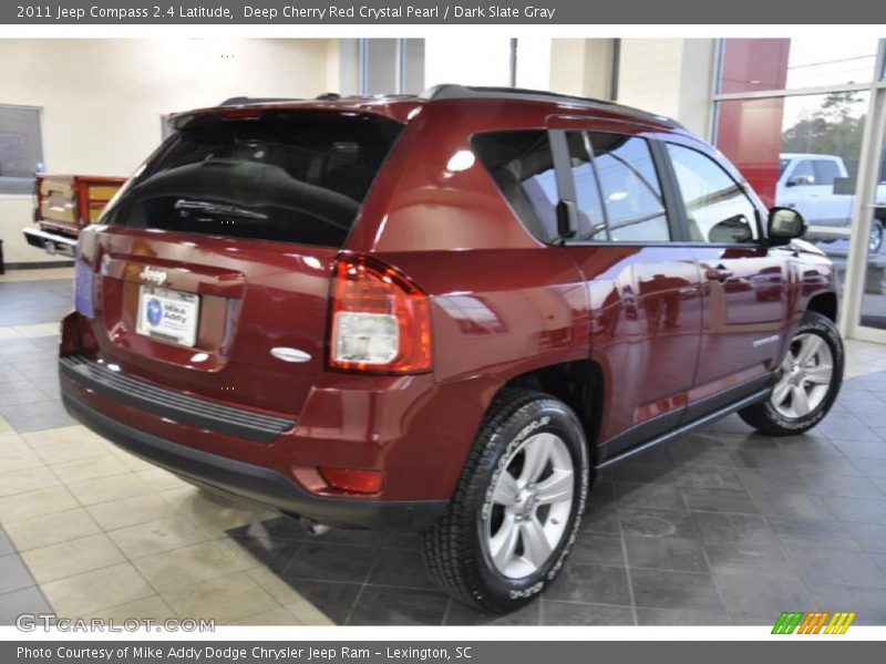 Deep Cherry Red Crystal Pearl / Dark Slate Gray 2011 Jeep Compass 2.4 Latitude