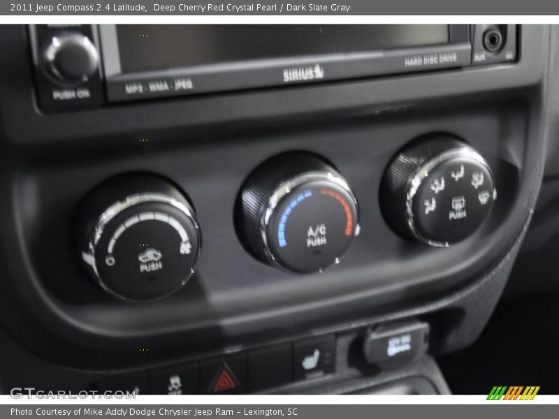 Deep Cherry Red Crystal Pearl / Dark Slate Gray 2011 Jeep Compass 2.4 Latitude