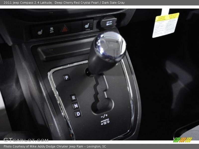  2011 Compass 2.4 Latitude CVT Automatic Shifter