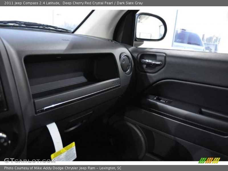 Deep Cherry Red Crystal Pearl / Dark Slate Gray 2011 Jeep Compass 2.4 Latitude