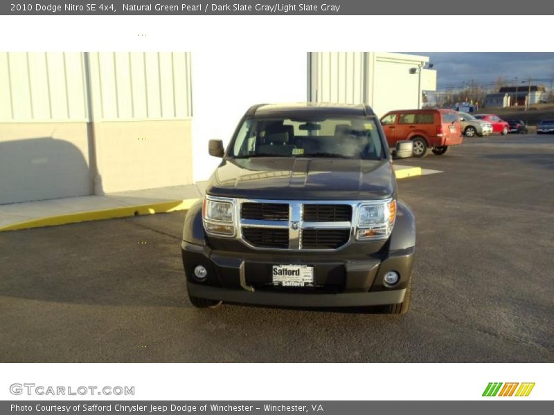 Natural Green Pearl / Dark Slate Gray/Light Slate Gray 2010 Dodge Nitro SE 4x4
