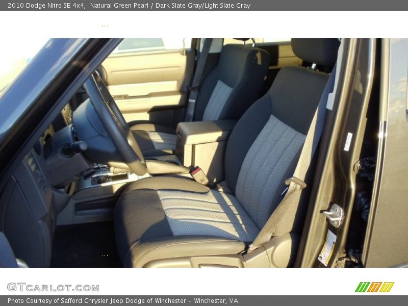 Natural Green Pearl / Dark Slate Gray/Light Slate Gray 2010 Dodge Nitro SE 4x4