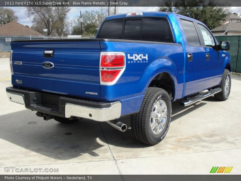  2011 F150 XLT SuperCrew 4x4 Blue Flame Metallic
