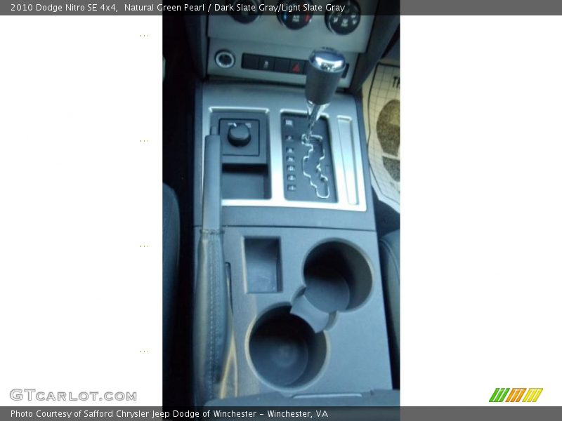 Natural Green Pearl / Dark Slate Gray/Light Slate Gray 2010 Dodge Nitro SE 4x4