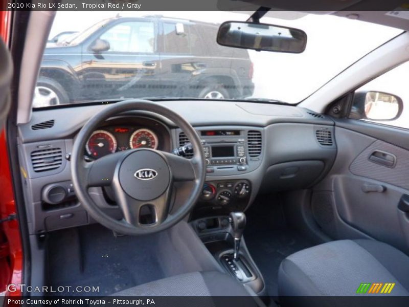 Dashboard of 2010 Rio LX Sedan