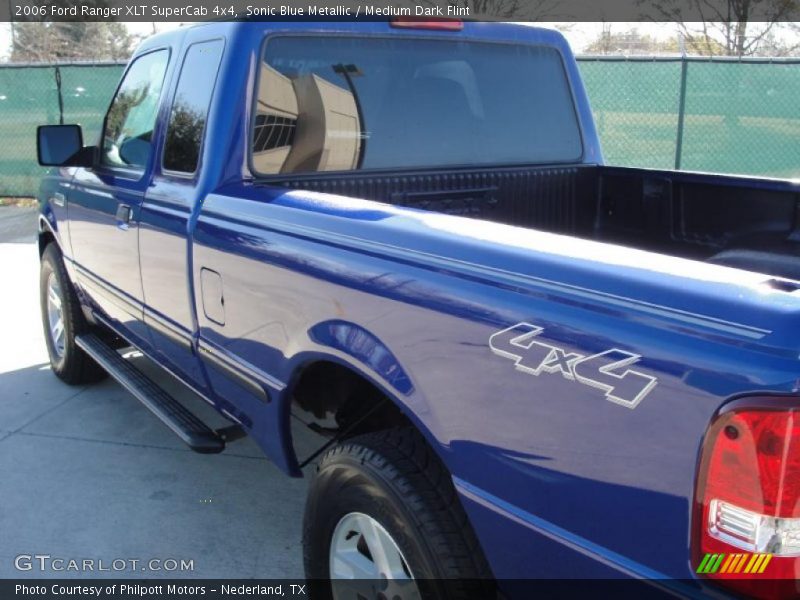 Sonic Blue Metallic / Medium Dark Flint 2006 Ford Ranger XLT SuperCab 4x4