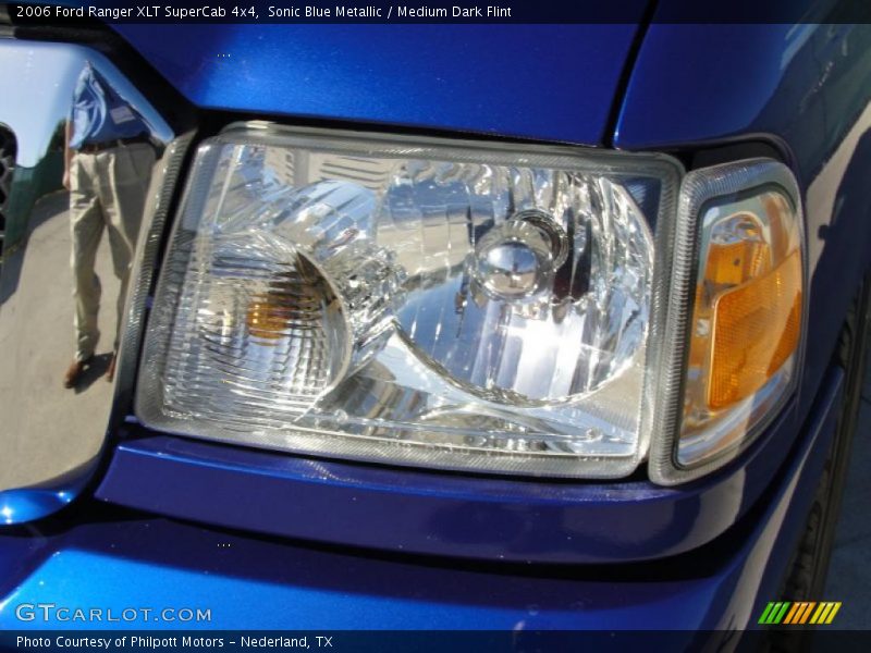 Sonic Blue Metallic / Medium Dark Flint 2006 Ford Ranger XLT SuperCab 4x4