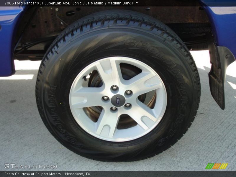 Sonic Blue Metallic / Medium Dark Flint 2006 Ford Ranger XLT SuperCab 4x4