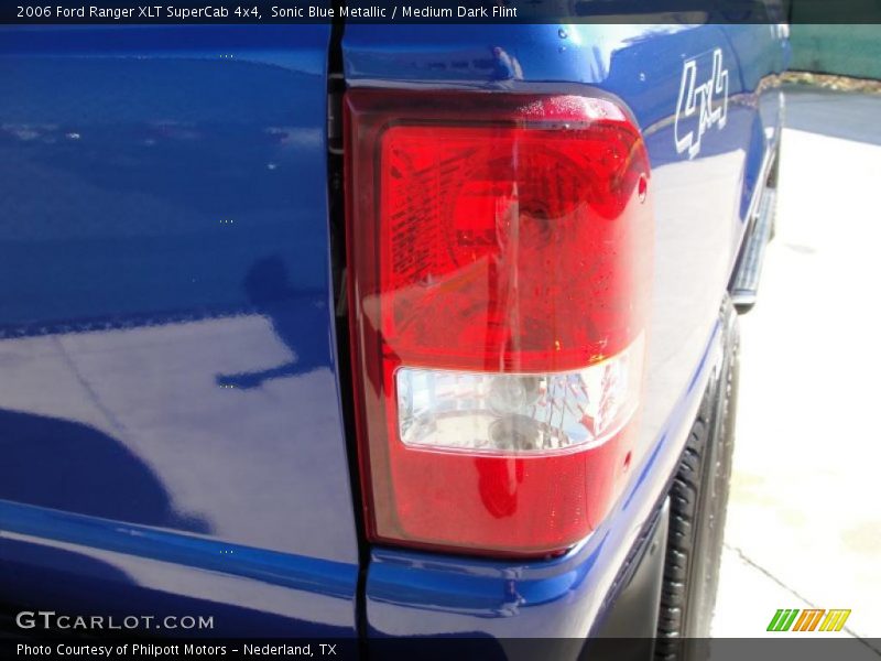 Sonic Blue Metallic / Medium Dark Flint 2006 Ford Ranger XLT SuperCab 4x4