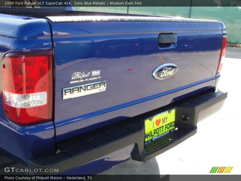 Sonic Blue Metallic / Medium Dark Flint 2006 Ford Ranger XLT SuperCab 4x4