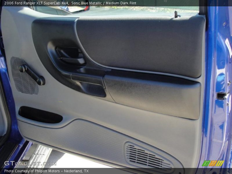 Sonic Blue Metallic / Medium Dark Flint 2006 Ford Ranger XLT SuperCab 4x4