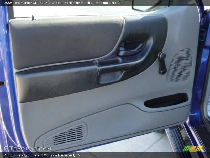 Sonic Blue Metallic / Medium Dark Flint 2006 Ford Ranger XLT SuperCab 4x4
