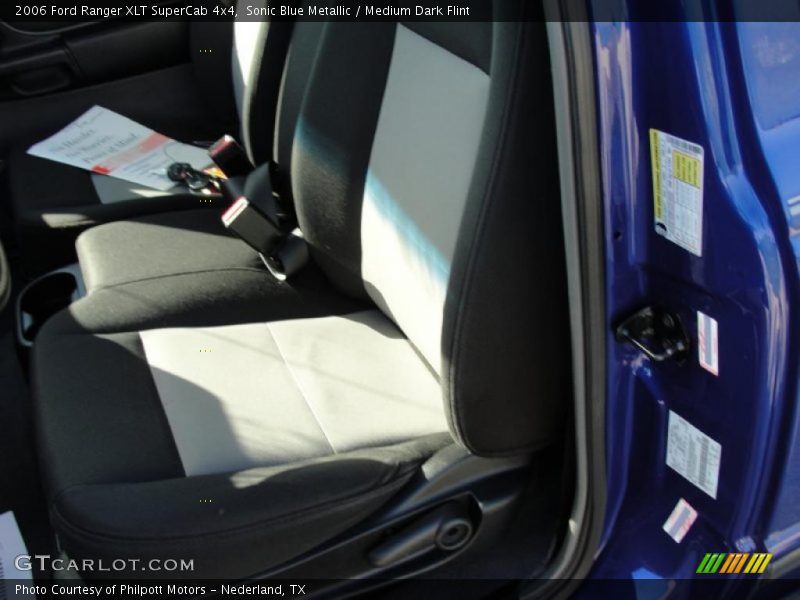 Sonic Blue Metallic / Medium Dark Flint 2006 Ford Ranger XLT SuperCab 4x4